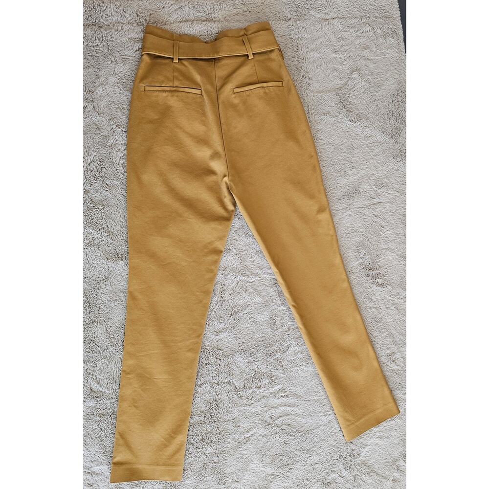 Babaton Zayden Belted  Pant Trouser Straight Leg Ankle Womens Sz 4 - Picture 10 of 11